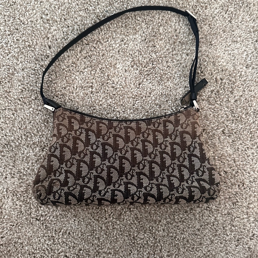 Vintage Dior Trotter Shoulder Bag